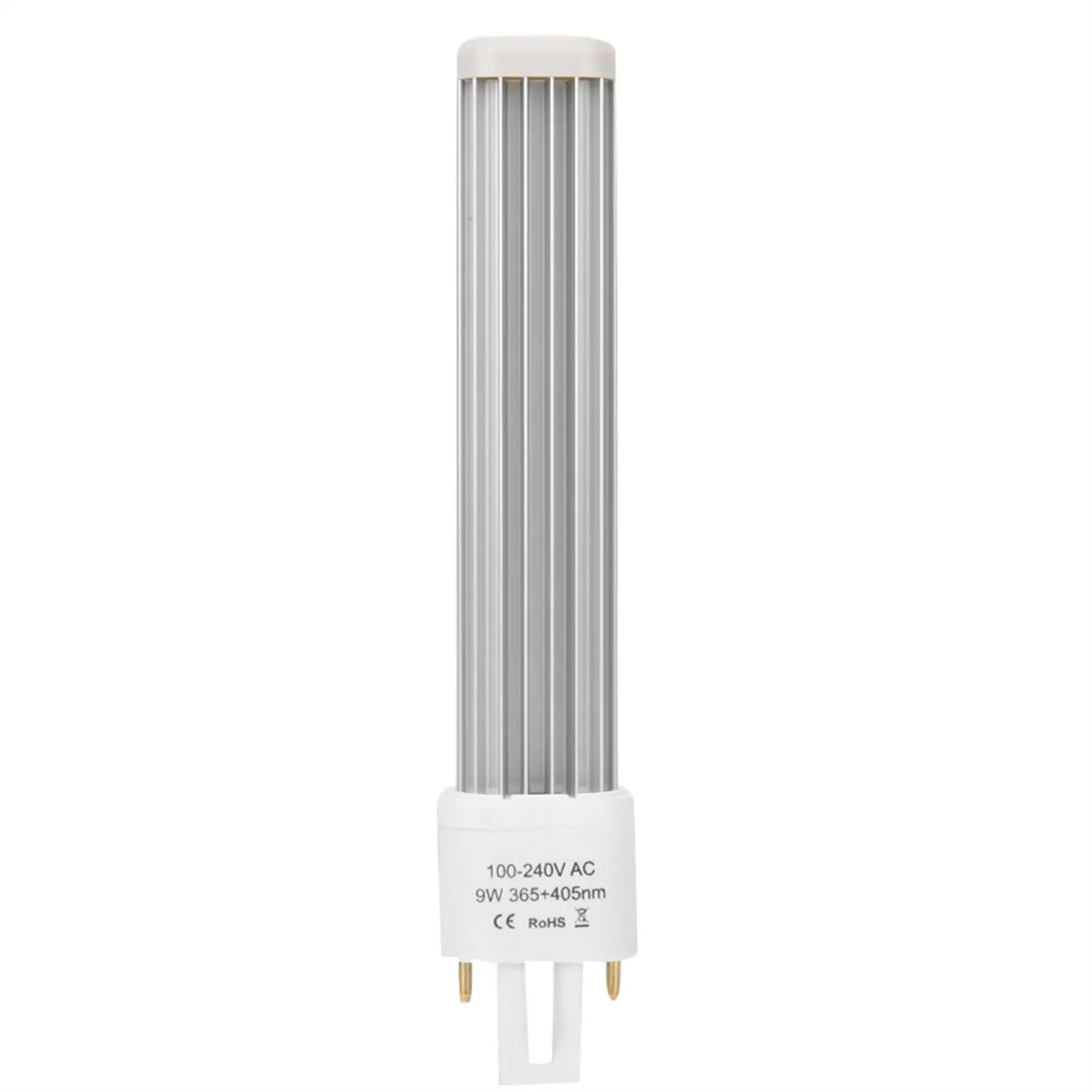 9W Nail Light Bulb for Gel Curing - LED UV Lamp Replacement Tube with 365+405nm, 9 Light Beads, Nail Art Accessory