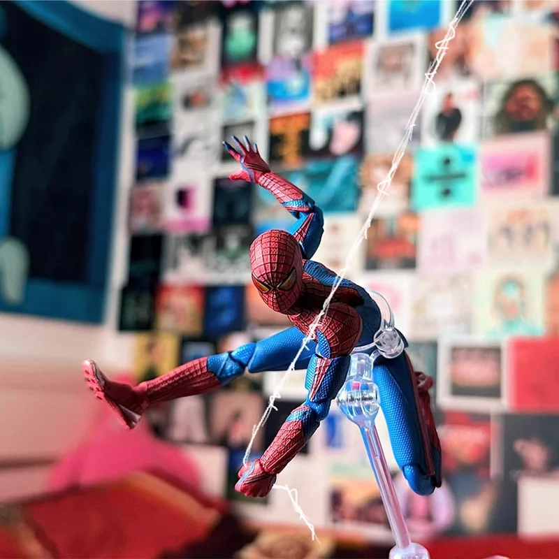 Ct Factory Maf001 놀라운 스파이더 맨 피터 파커 앤드류 가필드 매직 스파이더 맨 Shf 애니메이션 액션 피규어 모델 장난감 선물