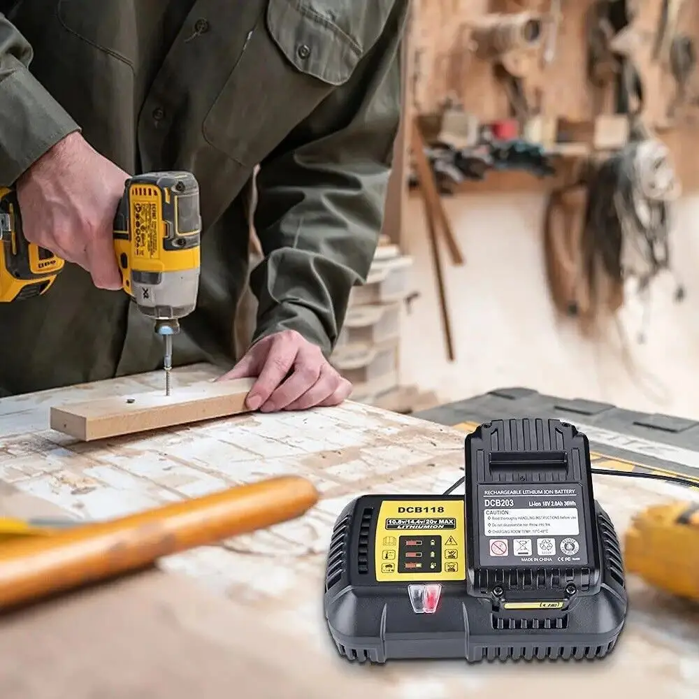 Ładowarka DCB118 do Dewalt 12V-18V akumulator szybko stacja ładująca zamiennik do Dewalt DCB118 DCB105 DCB015 DCB112