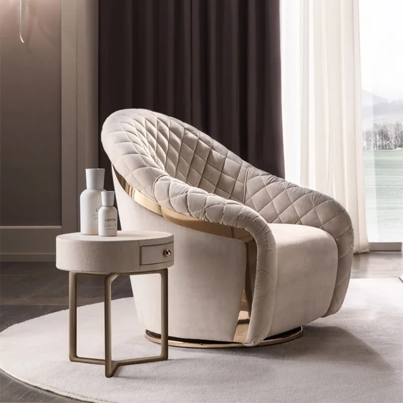Modern minimalist casual single sofa chair minimalist studio cafe bar sofa