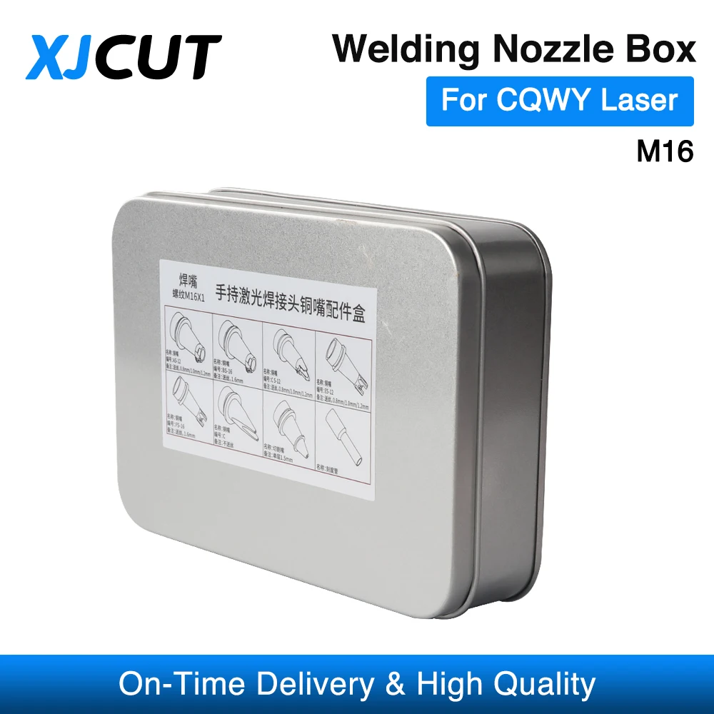 Imagem -03 - Laser Mental Soldagem Cabeça Bocal Soldagem Bocal Calibração Tubo Embalado à Mão Wsx Cqwy hw Qilin Kits de Conector Caixa M16