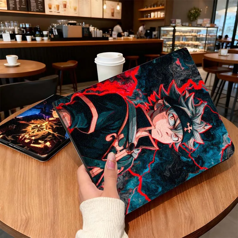 

Black Clover Art Anime Tablet Case For Vivo IQOO Pad Air Pad3 IQOO Pad5 Pad2 Pad3 SE Pro 11.5 12.1 12.3 13 Inch