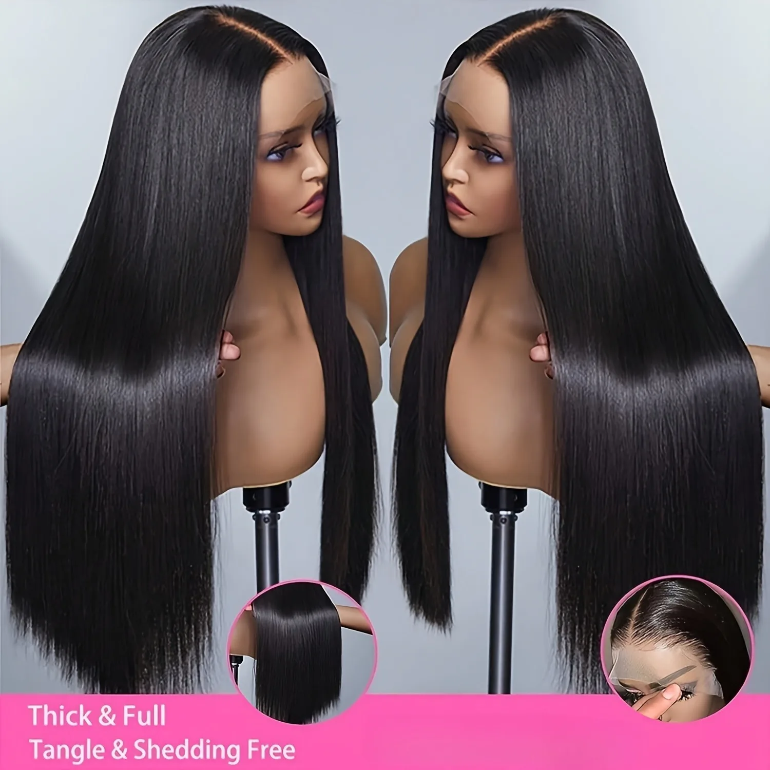 

200 Density Bone Straight Hd Lace Frontal Wig 13x6 Lace Front Wig Human Hair Transparent Lace Pre Plucked Wigs 13x4 HD Lace Wig