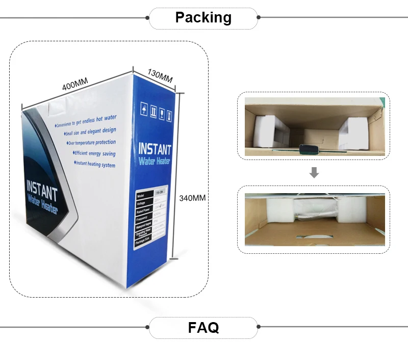 New Design England Import Products for Bath/ Electric Instant Water Heater Wholesale