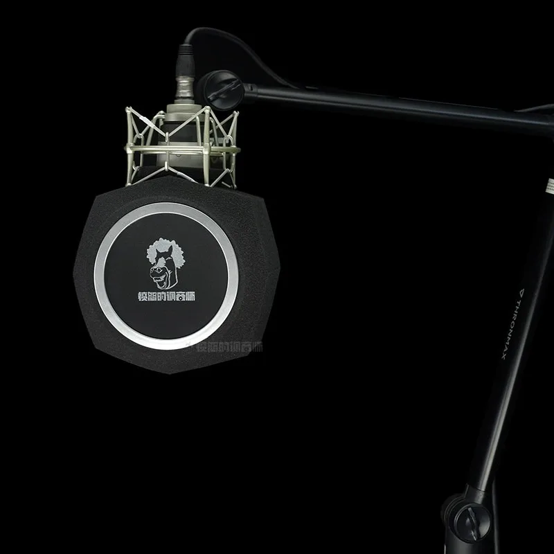 Soundproof helmet, microphone noise reduction, noise reduction for environmental noise rooms, mixed microphone set, live broadca