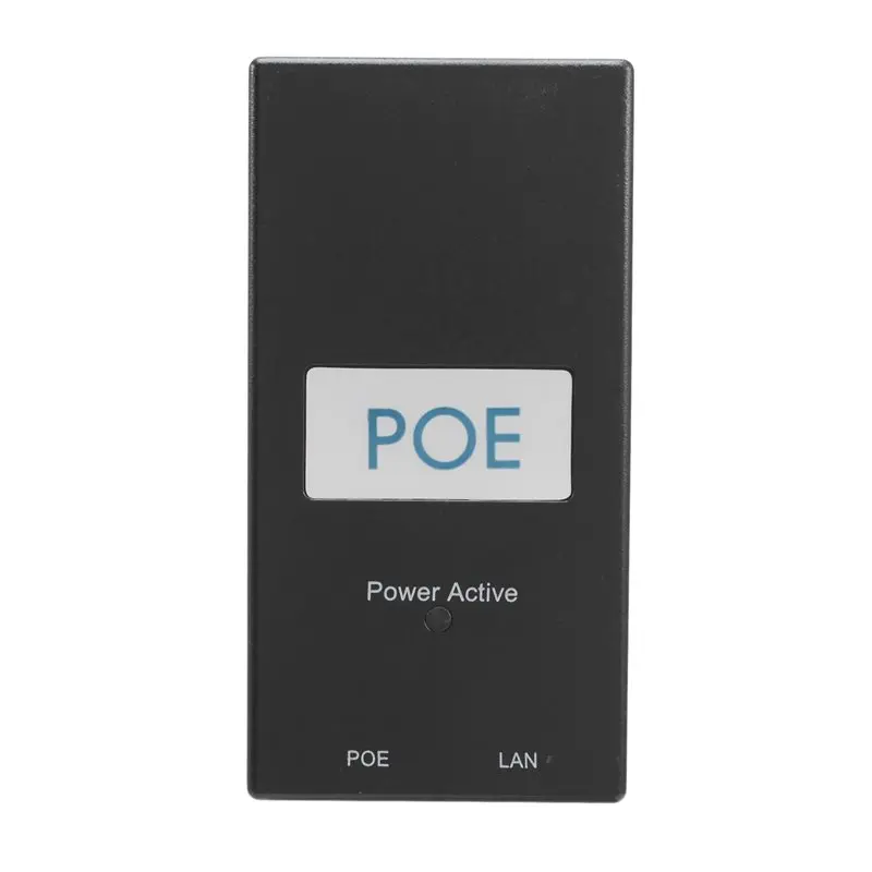 【NEWLY】5X 24V 0.5A Desktop POE Power Injector Ethernet Adapter Surveillance CCTV For IP Camera Power Supply