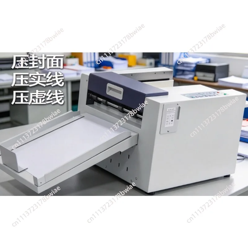 Electric digital creasing machine NC358 pressing machine 350 high speed numerical control solid line creasing machine
