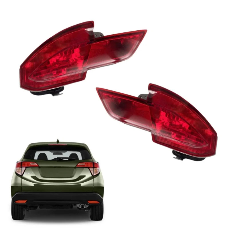 Car Rear Bumper Fog Light Lamp Reflector For Honda VEZEL HRV HR-V 2014 2015 2016 2017 2018 RU1 RU5 RU6 Accessories