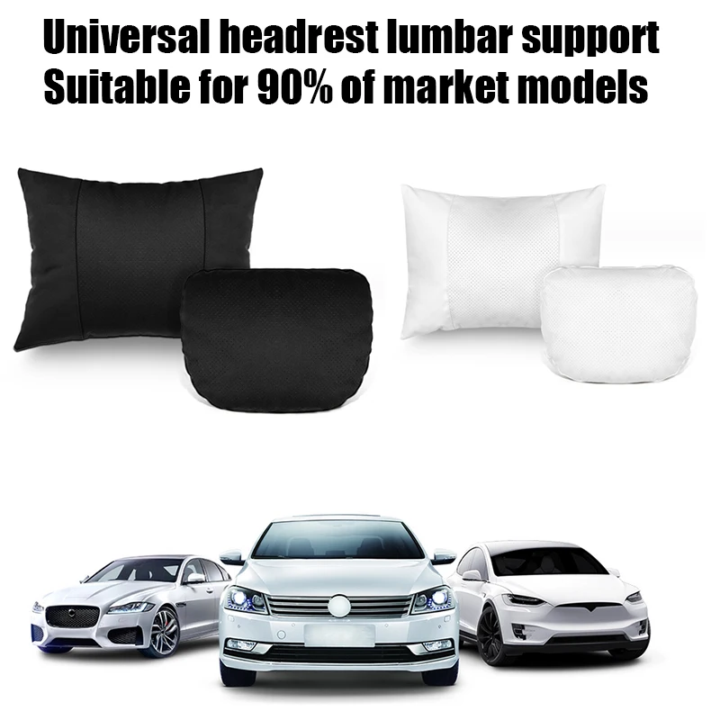 Universal Headrest  For Head Lumbar Relief Support Car Neck Waist Pillows Soft Comfortable Cushion For Tesla Model 3 Y X S