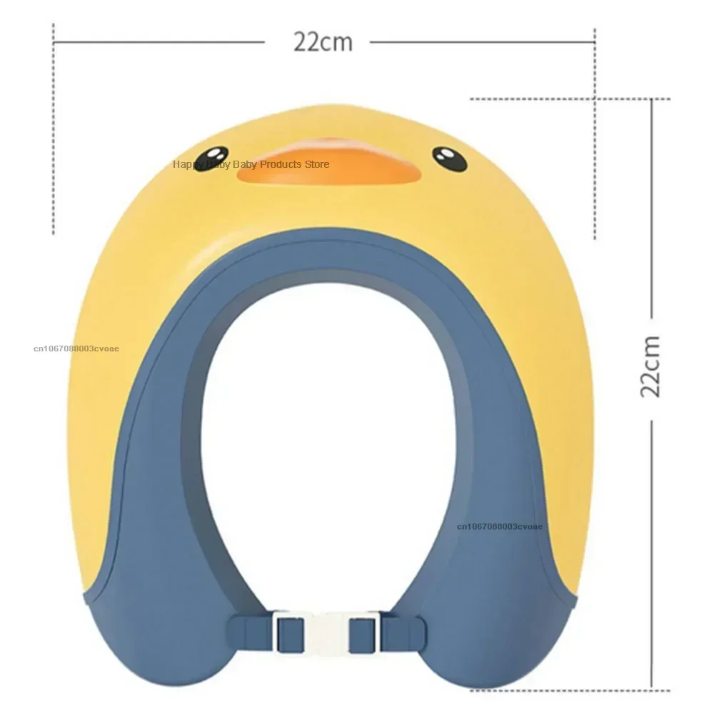 Gorro de baño de ducha para niños, gorro ajustable de EVA, protección ocular impermeable, orejera, gorro de champú, productos para bebés, Protector de cabeza de bebé