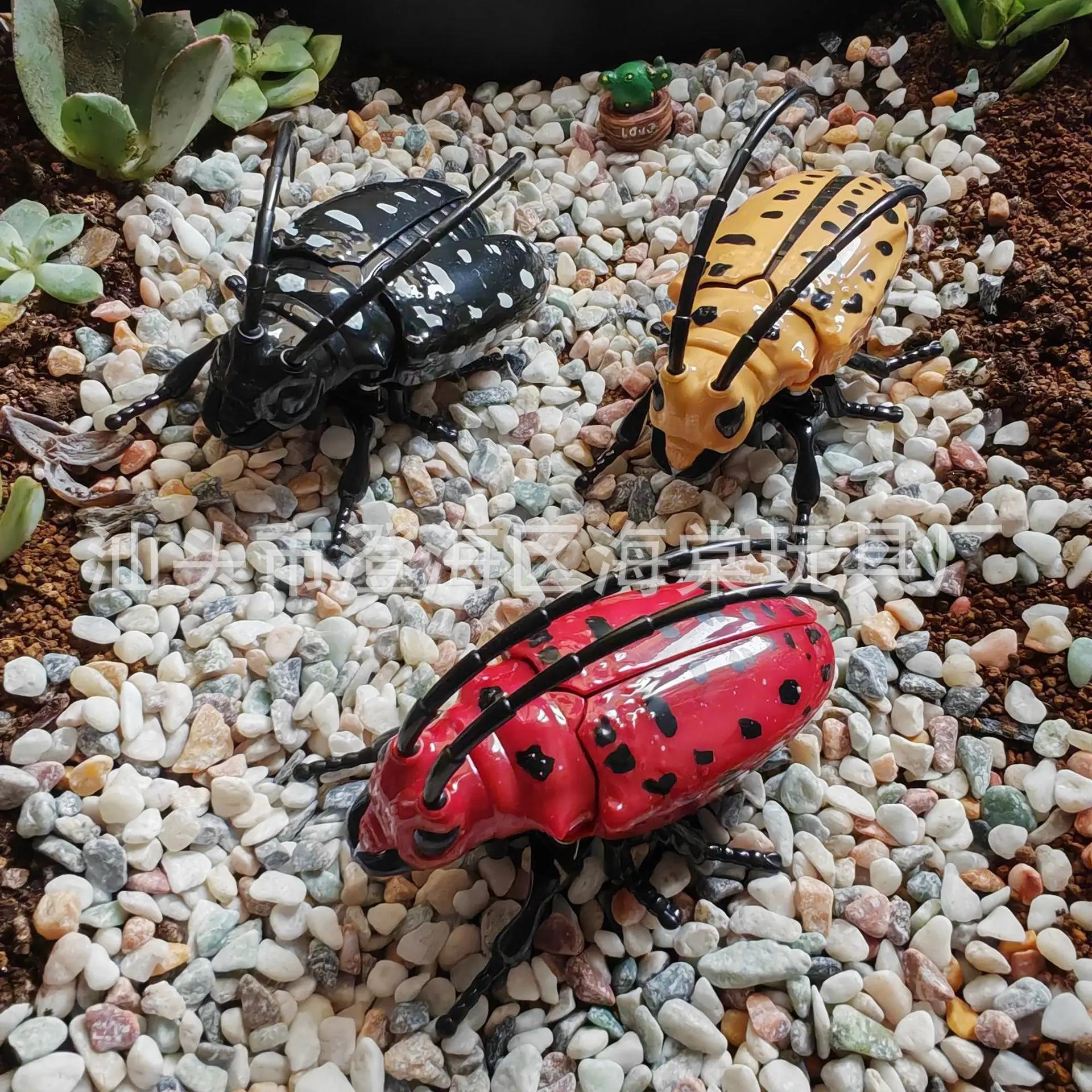 Wind Up Longhorn Käfer Bionic Spielzeug Kreative Prankster Animierte Insekt Spielzeug Modell Kinder Kunststoff Longhorn Käfer Uhrwerk Spielzeug