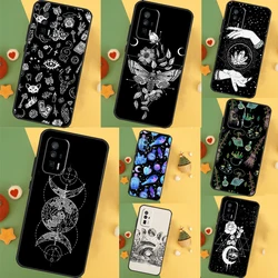 Occult Witchcraft Moon Gothic Witch Case For POCO F6 Pro X6 X5 X3 F3 F5 M6 M5s Xiaomi 14 Ultra 12 13 Lite 11T 12T 13T Pro Cover