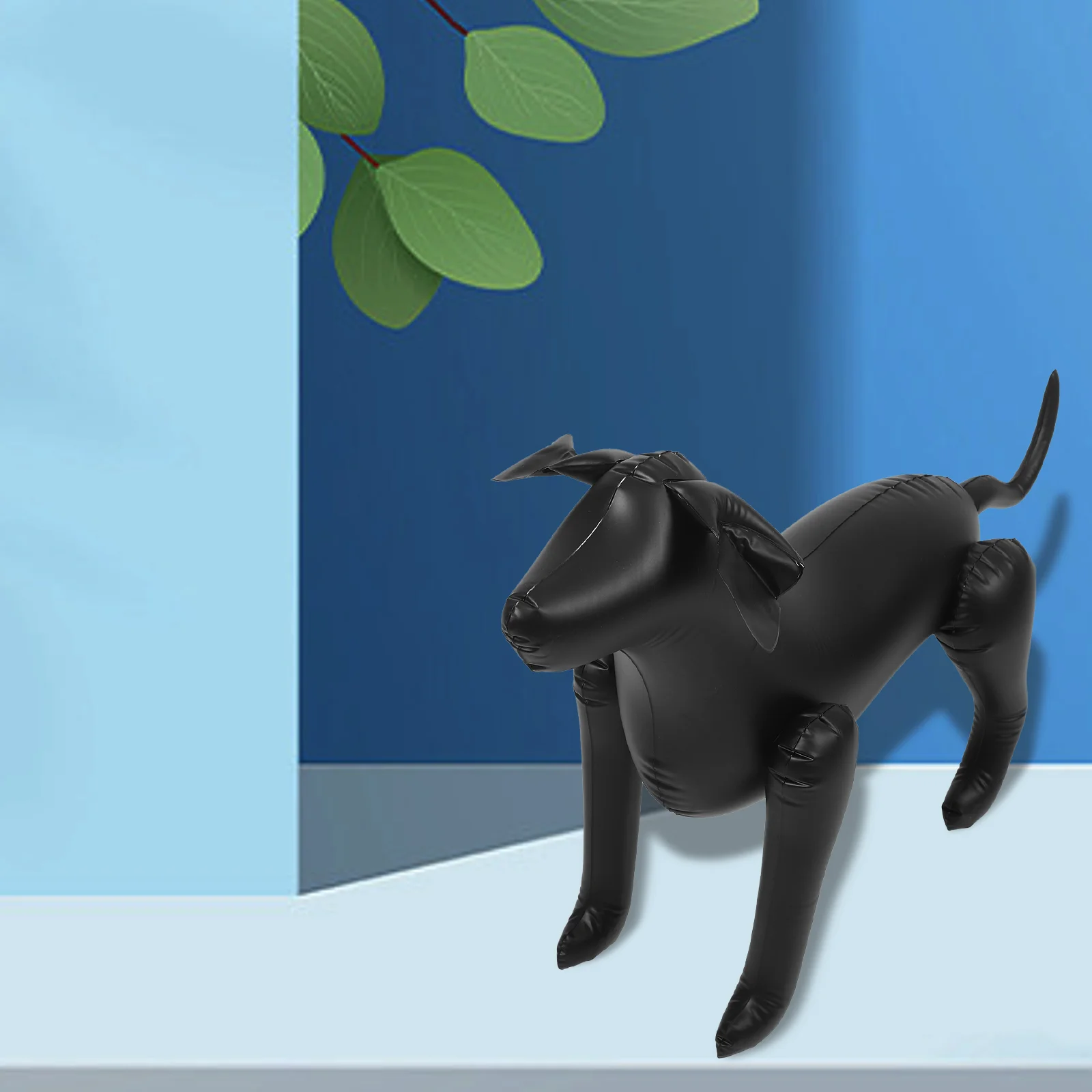 Inflatable Mannequin Dog Mannequin Standing Model Inflatable Dog Display Stand PVC Pet Animal Costumes Display Clothing Shop