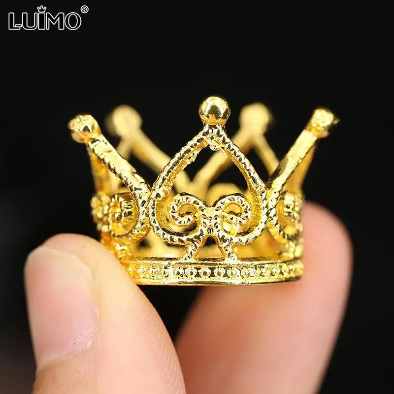 Mini Crown Alloy Princess Crown Kids Hair Accessories Birthday Festival Performance Party Cake Decorating Tools