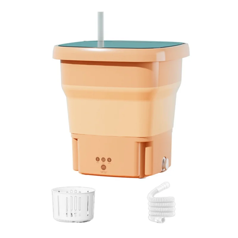 

Portable Washing Machine Mini Foldable Washer 10L For Washing Small Pieces Clothing For Apartments Dormitories