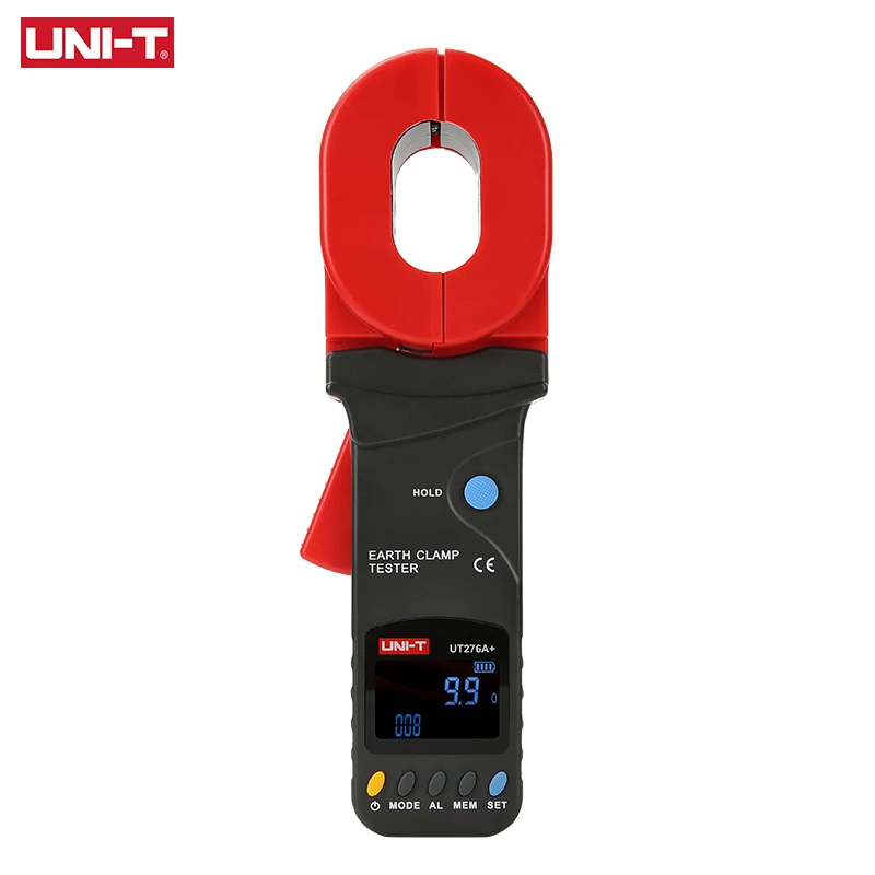 Imagem -04 - Uni-t-ground Loop Resistência Tester Detector de Corrente Medição de Alcance Vazamento Mandíbula Ut276a Mais Ut278a Mais 01200o