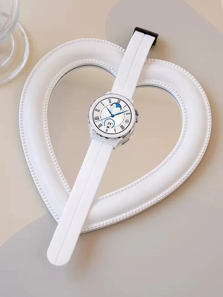 Ремешок силиконовый для Huawei Watch Gt3 Pro, браслет для Huawei Watch 3 pro new/Gt2 2pro, 43 мм/46 мм, 20 мм или 22 мм