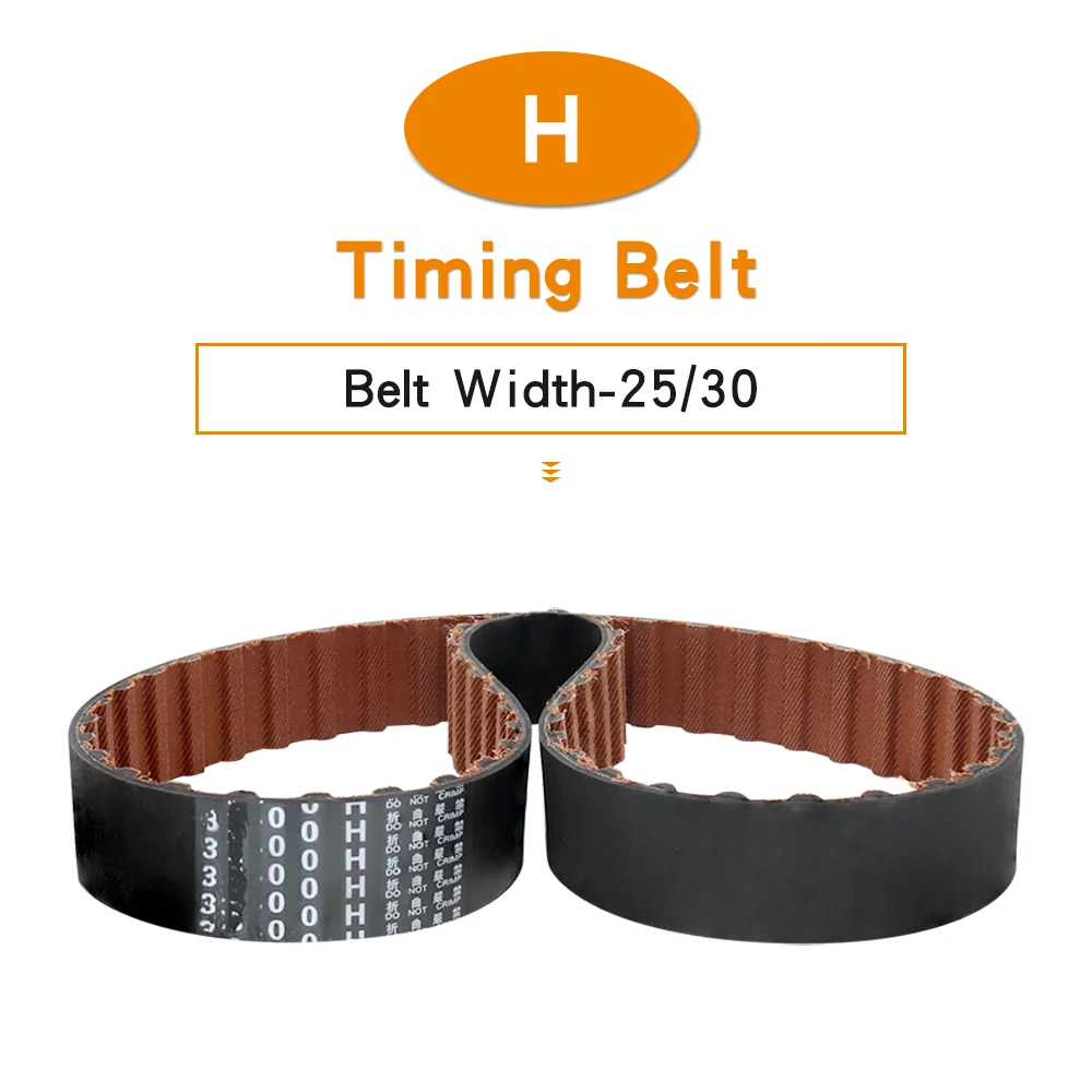 Synchronous Belt 285H/290H/295H/300H/305H/310H/315H/320H/325H/330H/335H Trapezoidal Teeth Pitch 12.7mm Pulley Belt Width 15-50mm