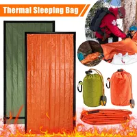 Emergency Sleeping Bag Waterproof Ultra Mylar Thermal Blankets Lightweight Survival Sleeping Bag Keep Warm For Camping Hiking 