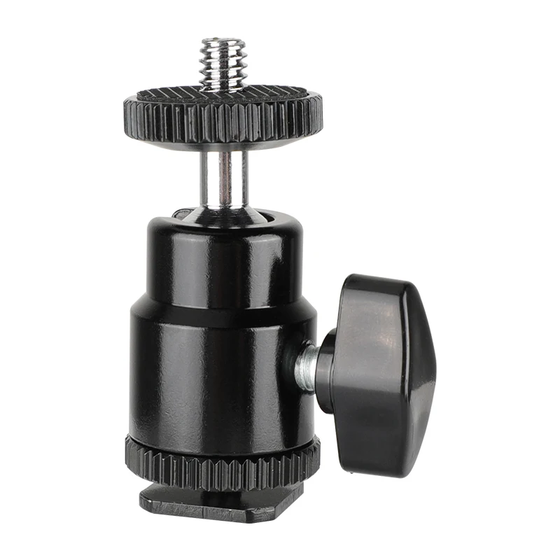 CAMVATE-حامل حذاء صغير ، رأس كروي ، حامل فلاش ، برغي لحامل الكاميرا ثلاثي القوائم C0868 ، 1/4