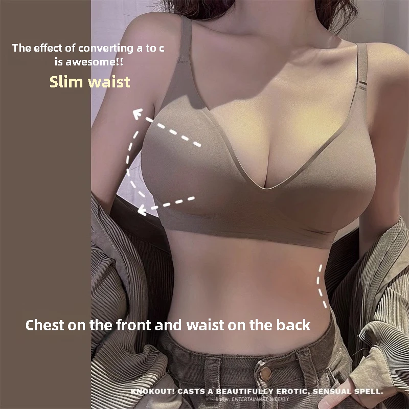 

Беспроводной бесшовный бюстгальтер для женщин, сексуальные удобные бюстгальтеры с эффектом пуш-ап, мягкая поддержка, без проводов