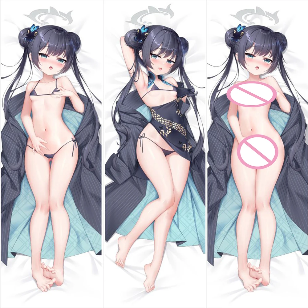 

Anime Decor Blue Archive Kisaki Dakimakura Waifu Pillowcase 2-Side Print Hugging Body Cushion Cover Gift