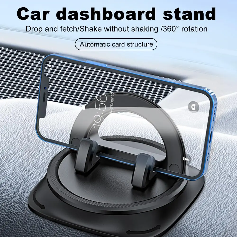 

Car Phone Holder Anti-slip Adjustable Dock Car Silicone Holder Stand For VW Ford BMW Benz Hyundai Nissan Honda Toyota