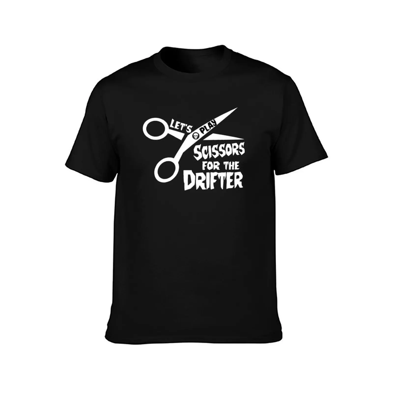 Let's Play Scissors for the Drifter T-Shirt Summer Casual Cotton Tee Oversized Streetwear Tops Vintage Graphic Print