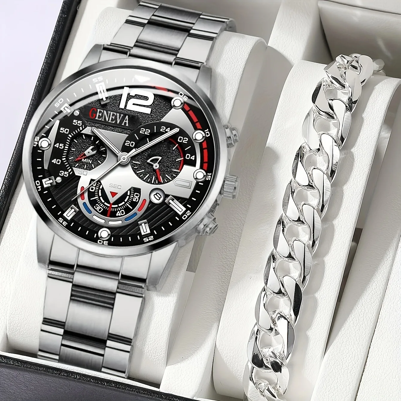 Hot Selling Business Classic Chinese Style Steel Band Quartz Men's Watch