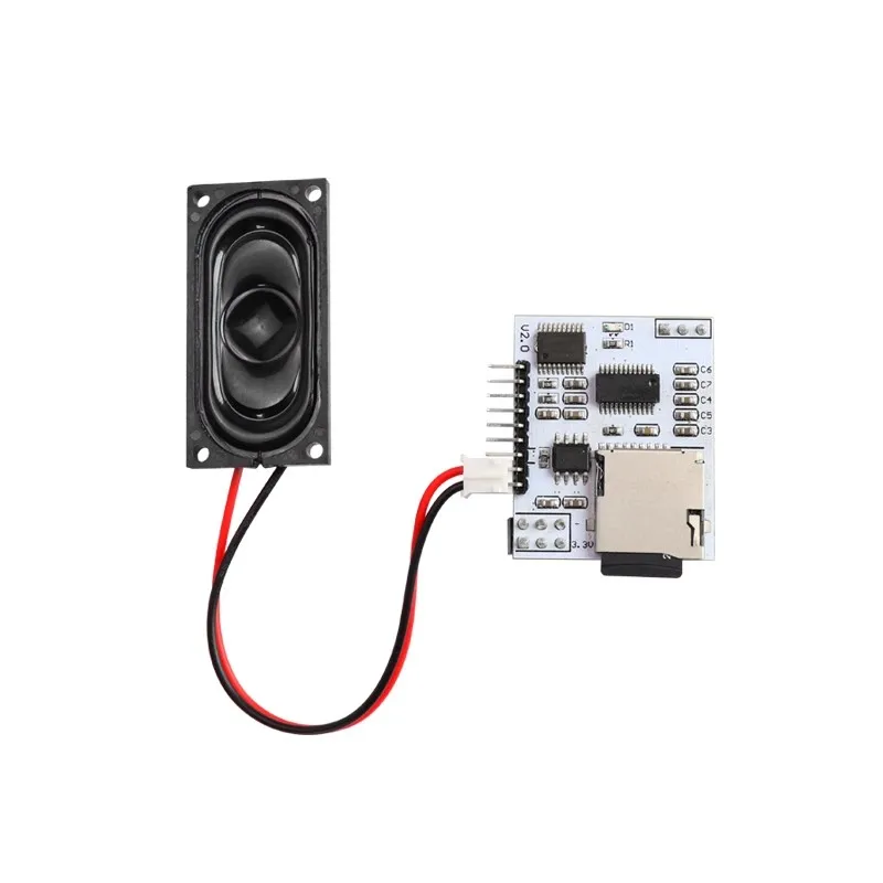 Robot MP3 Module with Tf Card Speaker Robot Voice Module Easy to Install