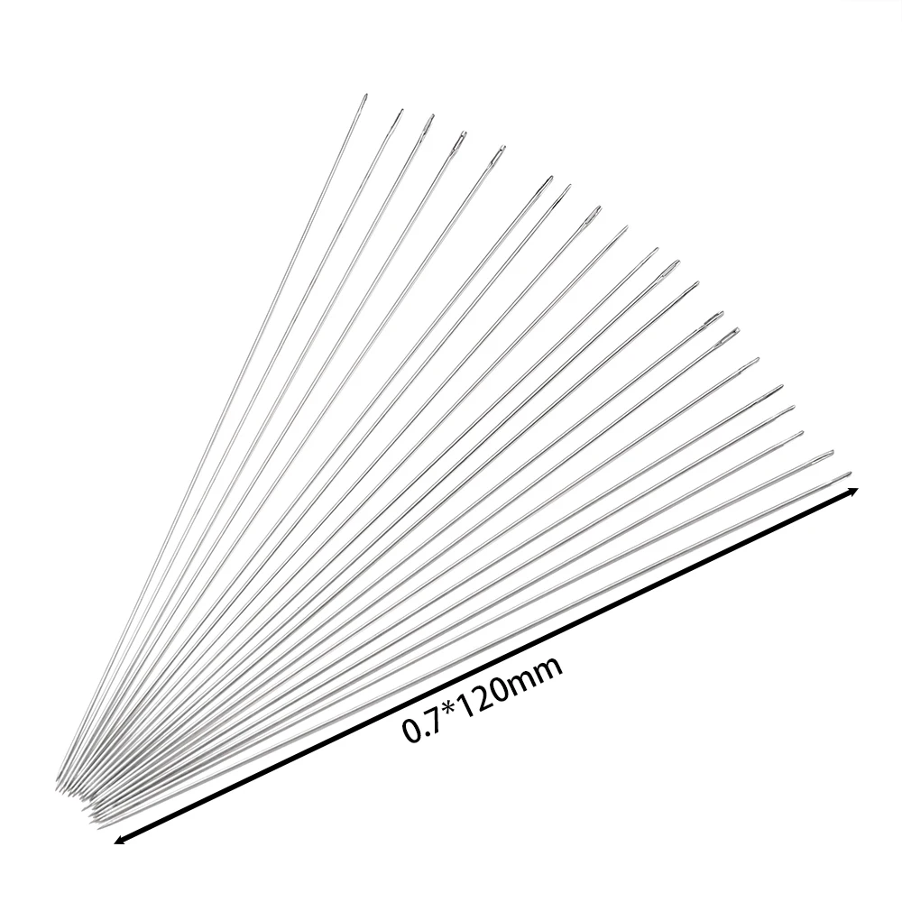 30pcs Stainless Steel Beading Needles For Beads Necklace Bracelet Tools Metal Self Threading Needle Pins for Jewelry Supplies view 2