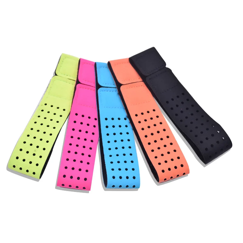 

The elastic Lycra heart rate watch strap is suitable for heart rate monitoring, arm strap, sports breathable long bicep strap
