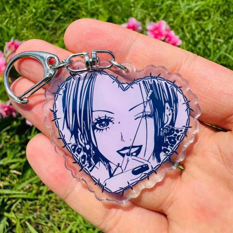 NANA Oosaki Nana Komatsu Nana Cosplay Anime Game Accessories Badge Keychain Game Key Chain Pendant Cartoon Gifts view 2
