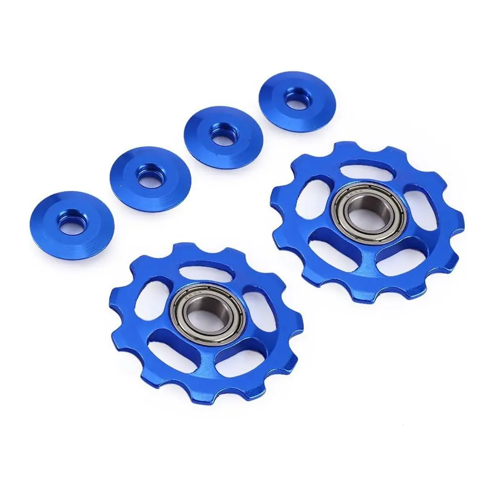 

11T шестерня MTB велосипедный задний переключатель жокей-колесо алюминиевый герметичный подшипниковый шкив шоссе горный велосипед направляющее колесо синий