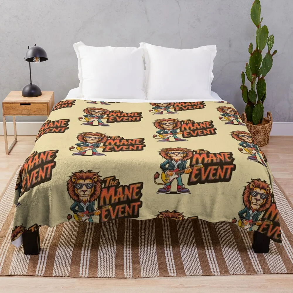 

Lion: The Mane Event Throw Blanket Winter beds for winter Sofa Blankets