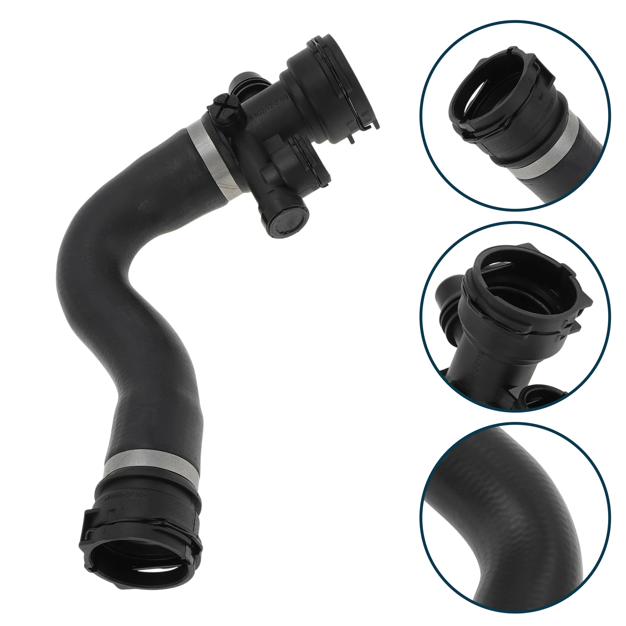 

UXCELL HVAC двигатель верхний шланг охлаждающей жидкости радиатора для BMW X3 2.5L 3.0L 2007-2010 No 11706335038 Шланг отопителя Шланг радиатора