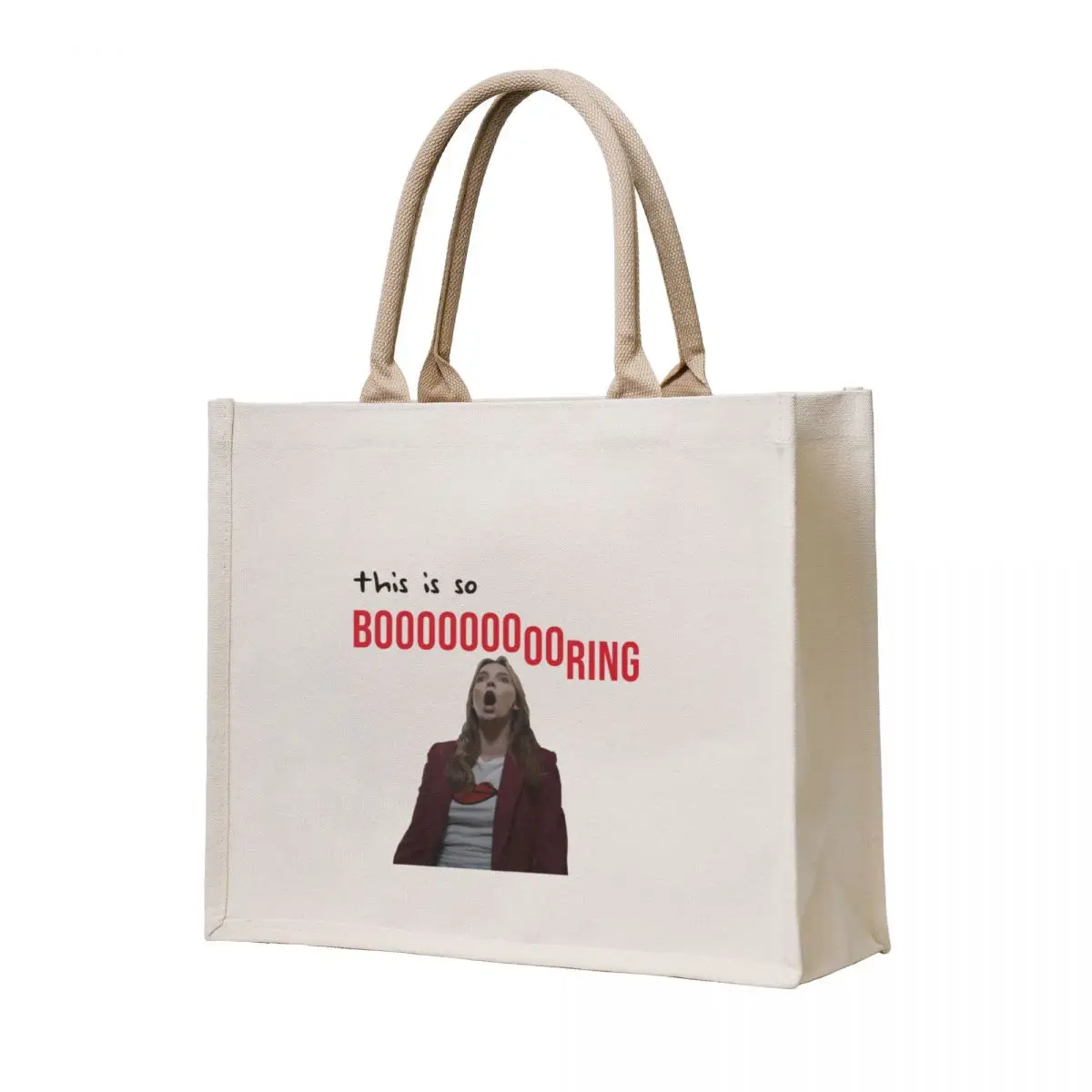 

this is so boring Tote Bag shopping cart bags Canvas stote bag Fabric bag