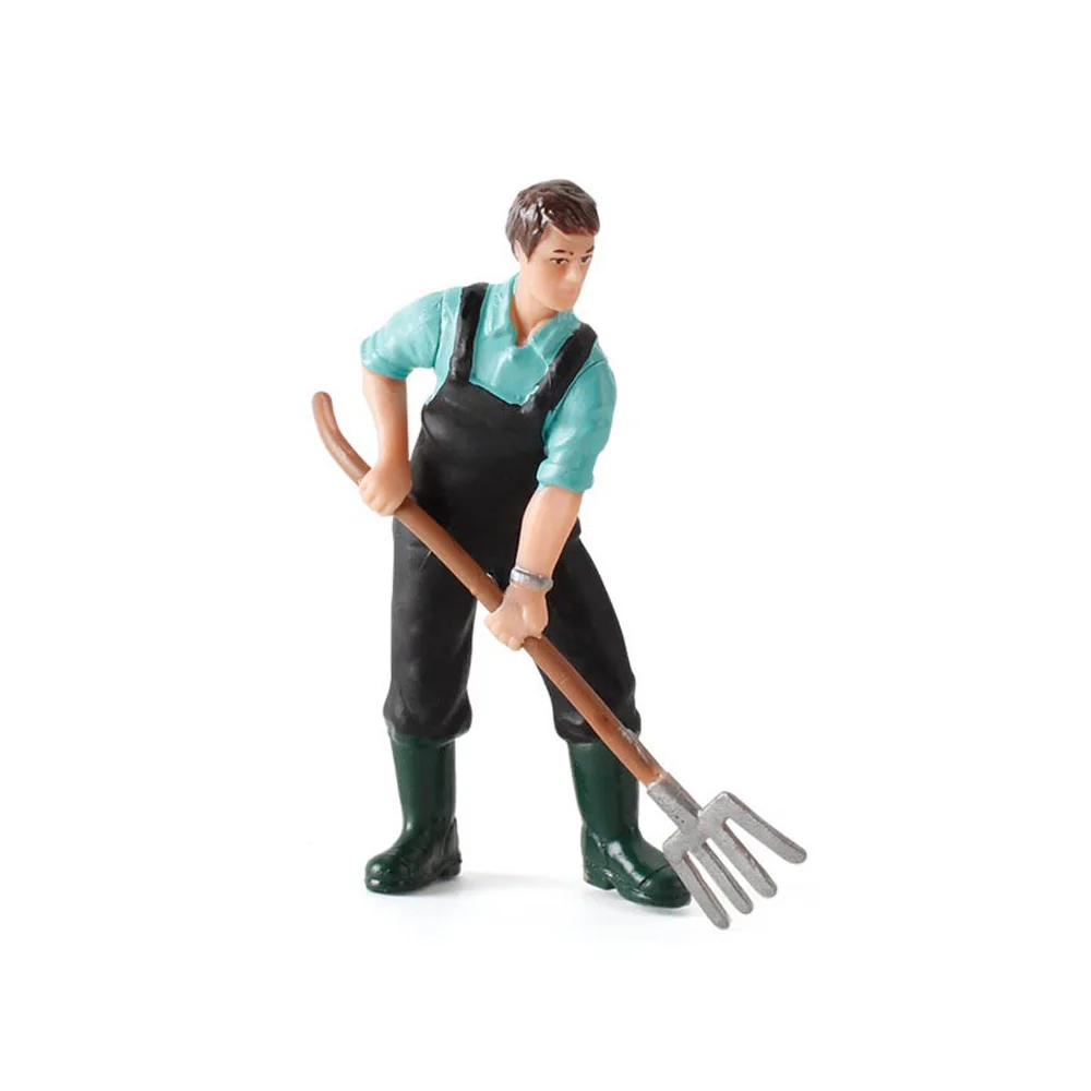 

Масштабная кормушка, детский подарок, рабочий Wrangler, фермерский персонал, фермер, модель людей, украшение дома, моделирование фермера, ферма, человеческая фигурка