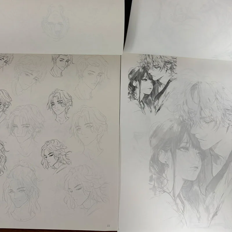 Manga Tracing Workbook Anime Sketch Practice Book Comic Character Outline Drawing Copybook Beginner Art Drawing Book