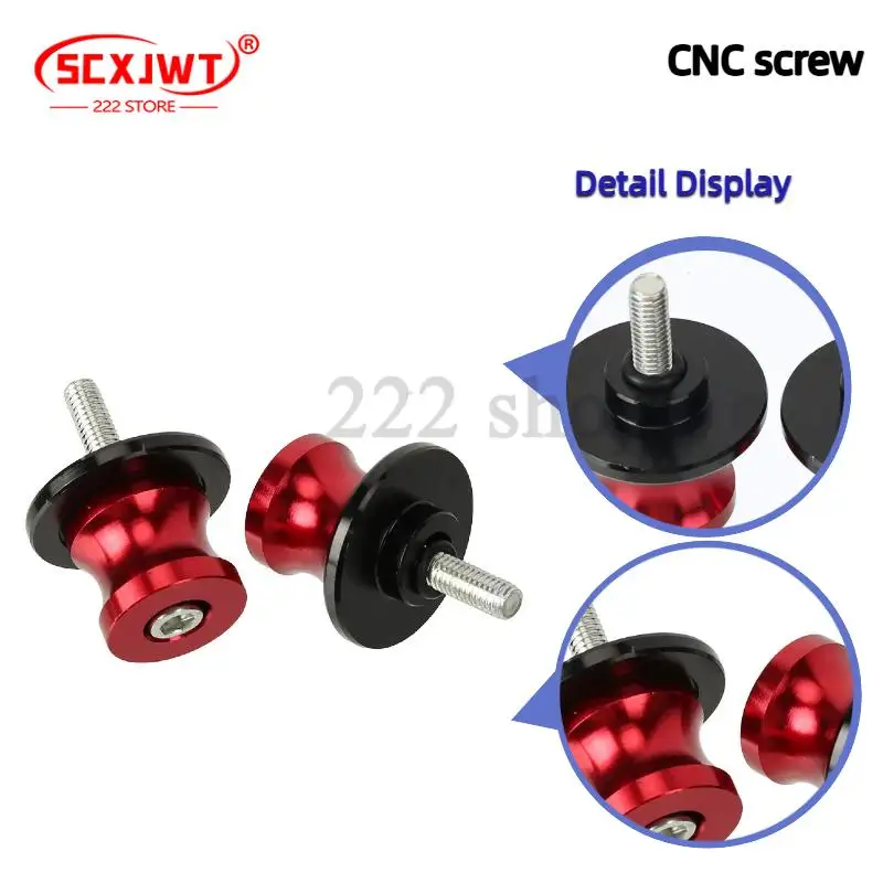 

6MM Stand Screws FOR YAMAHA MT09 Tracer MT-09 SP 2014-2024 2023 2021 2022 mt 09 Motorcycle Accessories Swingarm Slider Spools