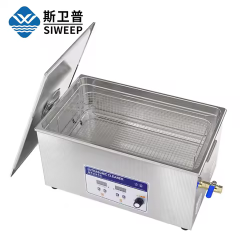 Power Adjustable 22L Industry Auto Parts Ultrasonic Cleaning Machine Laboratory Oil Sonic Cleaner Hardware Washer for PCB Gear
