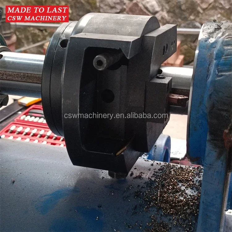 New type facer head use on line boring and welding machine