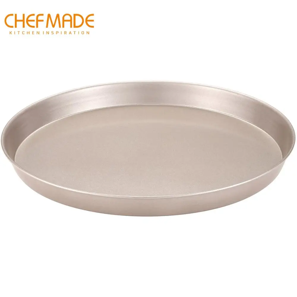 

CHEFMADE 11-Inch Pizza Mold, Non-Stick Pancake and Bread Pan Approved for Kitchen Oven Baking