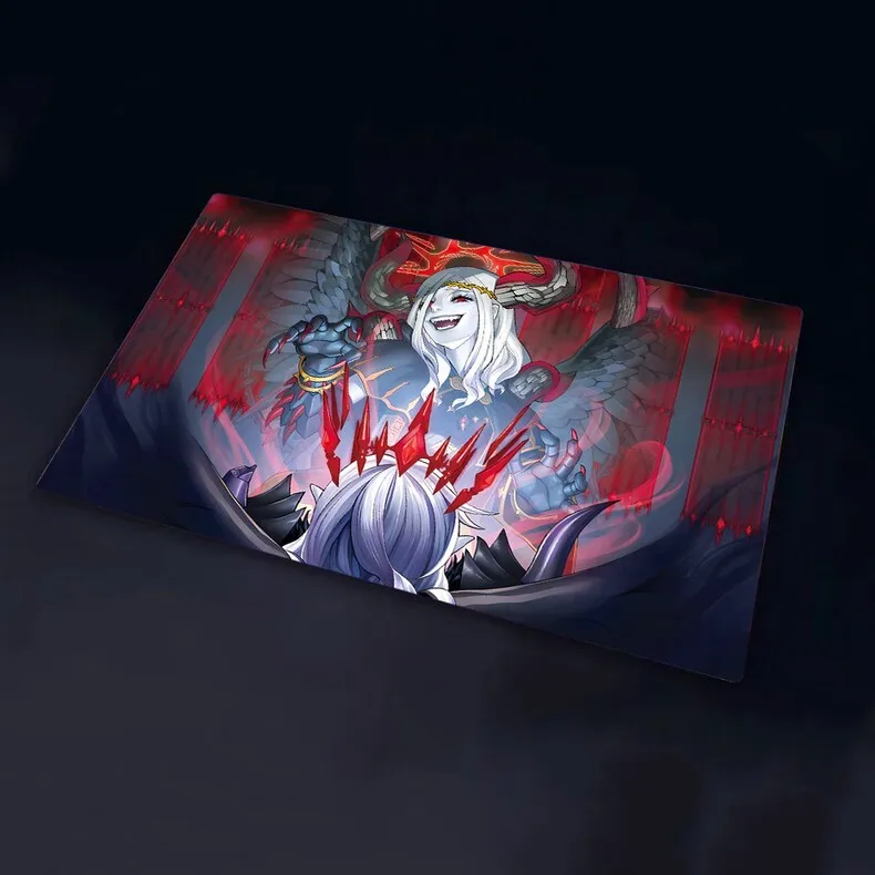 Yugioh Forbidden Crown Play Mat Yu-Gi-Oh! Trading Card Games Mat Competition Duel Plate Shine Rubber  Card Mat 1.5M
