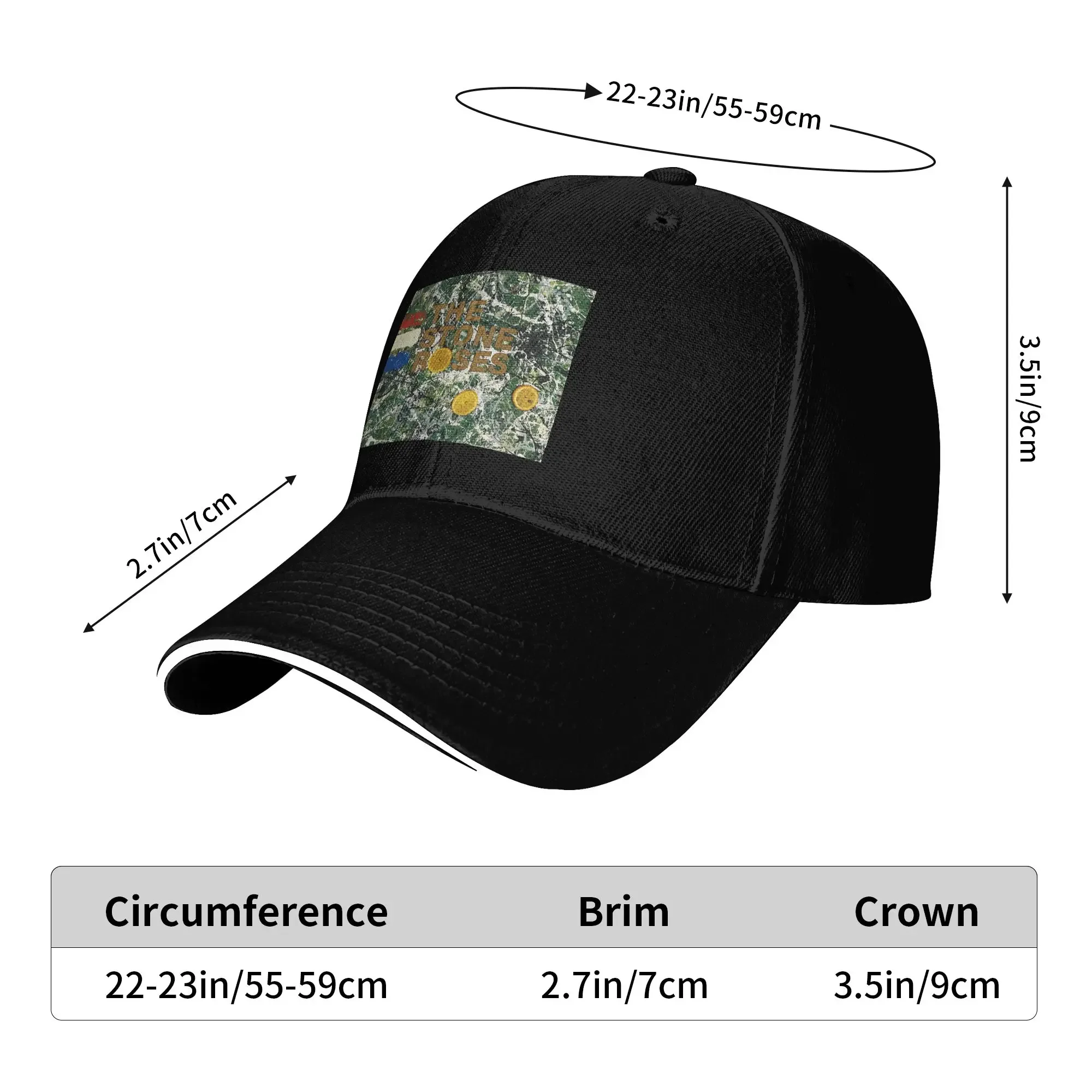 New The Stone Roses Band Casual Baseball Cap Spring  Trucker Hat Sun Outdoor Gym Hip Hop Hats Fashion Baseball Caps