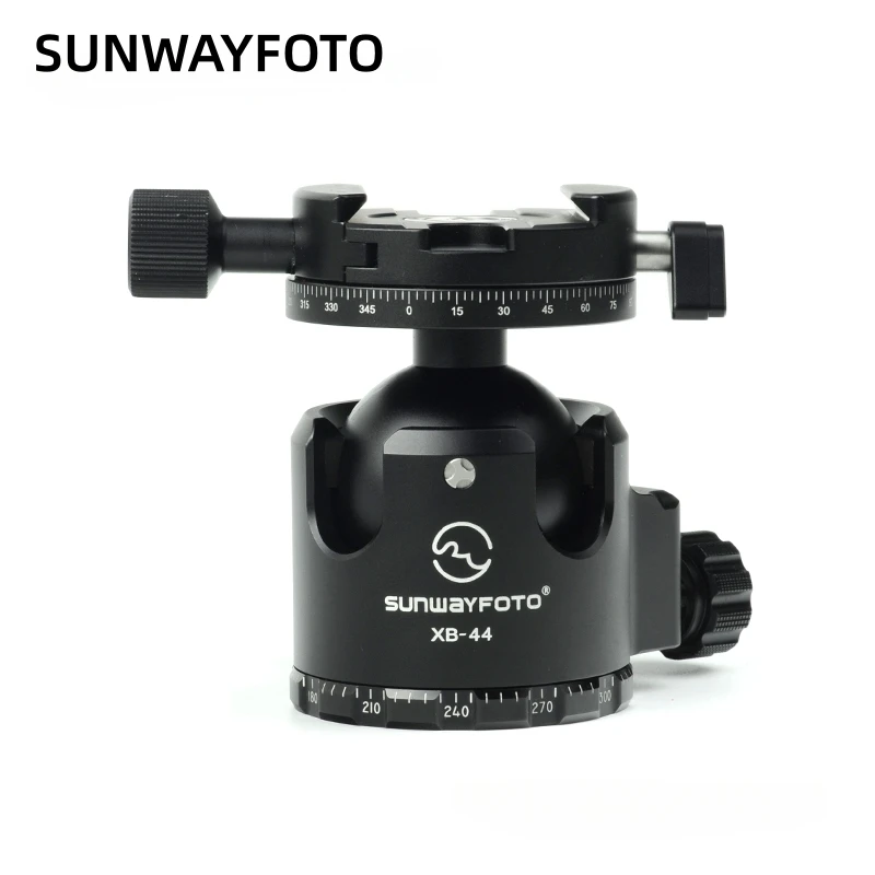 

SUNWAYFOTO Low-Profile Professional Tripod Ball Head with Panoramic Clamp for DSLR Camera XB-44DDHX