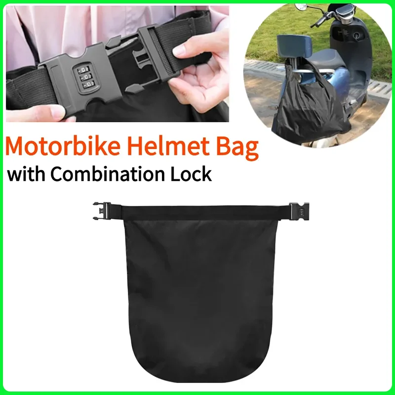 

Водонепроницаемая сумка для мотоциклетного шлема с кодовым замком, противоугонная сумка для хранения багажа, портативная дорожная сумка для мотоциклетного оборудования