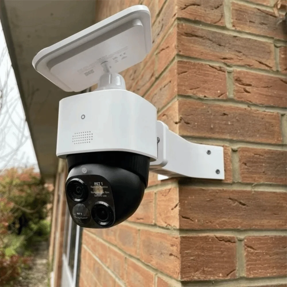 Long Arm Corner Camera Mount Bracket Fixed Mount External Camera Installation Bracket Corner Mounted Wall Camera Mount Bracket