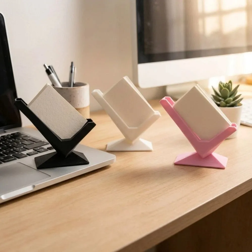 3D Printing Business Card Holder Card Case Card Stand Card Display Holder Plastic Space-saving Desktop Storage Rack
