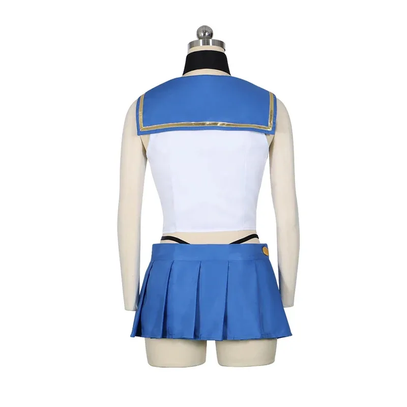 مجموعة 25COSIn Stock Kantai: أزياء Shimakaze التأثيرية مجموعة كاملة من زي البحارة مع جوارب عالية الفخذ